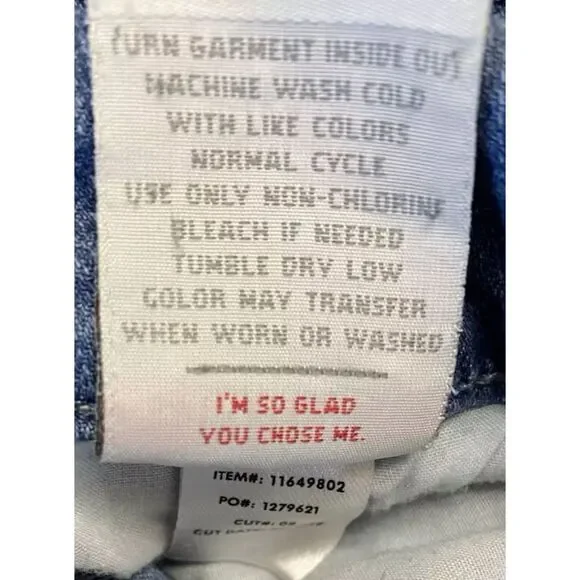 Torrid First Fit Jegging Jeans Women's Size 14S (33x25) Short Mid Rise Striped - Picture 9 of 11